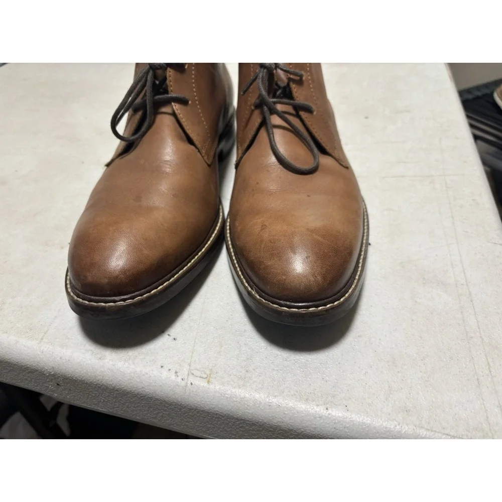 Men's Cole Haan Kennedy Grand Brown Leather Waterproof Chukka Boots‎ Sz 10M